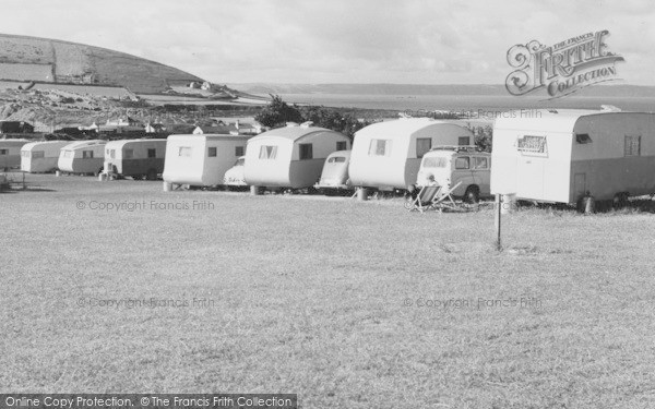 Photo of Croyde, Ryda Caravan Site c.1960