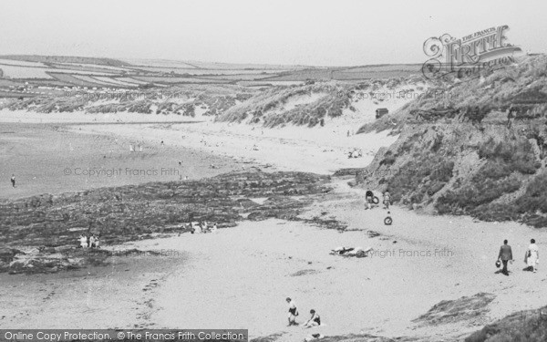 Photo of Croyde, The Sands c.1955