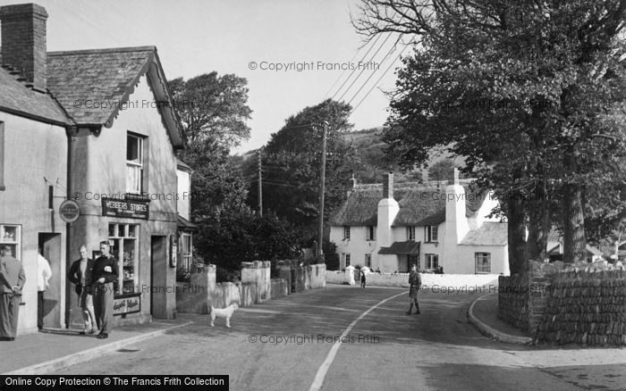 Photo of Croyde, The Village c.1950