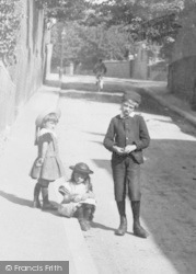 Children In Coombe Road c.1900, Croydon