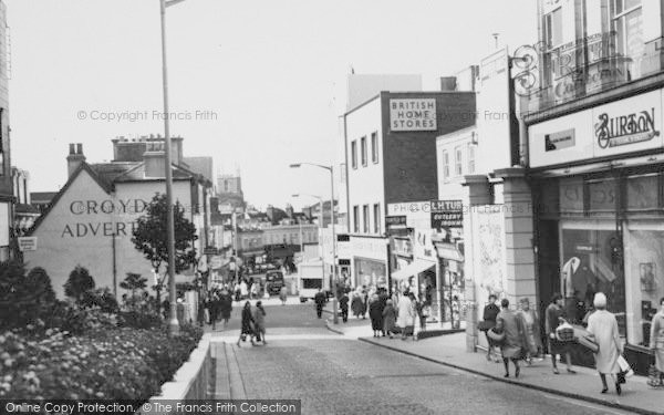 Photo of Croydon, Church Street And Crown Hill c.1965