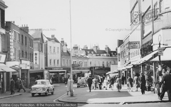 Photo of Croydon, Church Street And Crown Hill c.1965