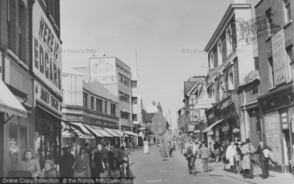 Photo of Croydon, Church Street c.1950