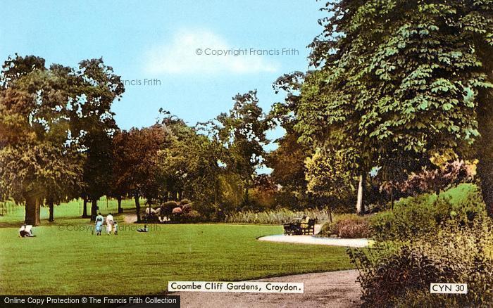 Photo of Croydon, Coombe Cliff Gardens c.1950