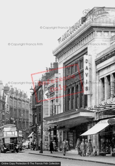 Photo of Croydon, Davis Theatre, High Street c.1955