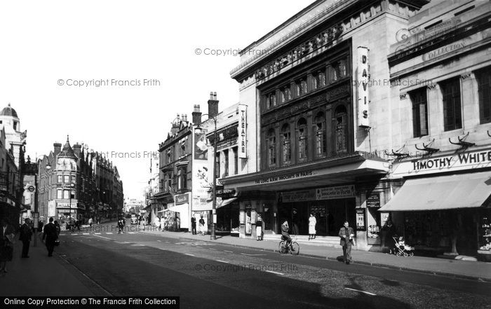 Photo of Croydon, High Street And Davis Theatre c.1955