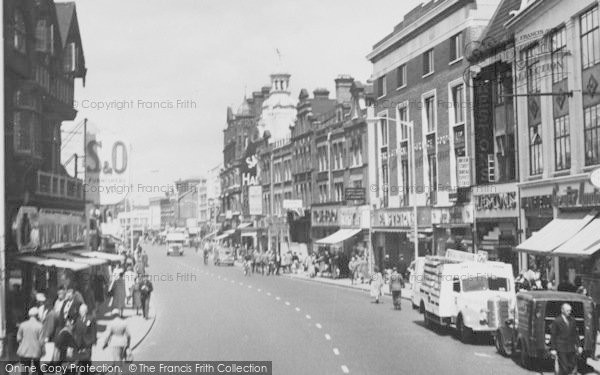 Photo of Croydon, High Street c.1955