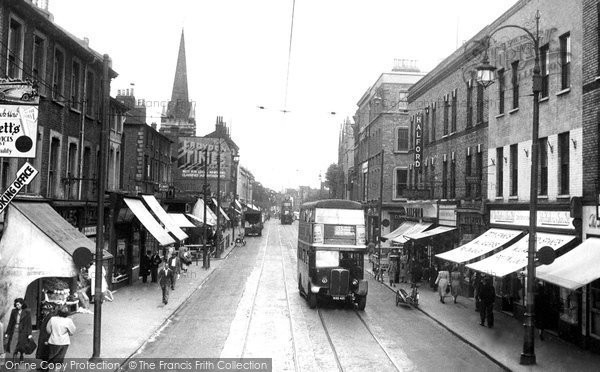 Photo of Croydon, London Road c1950