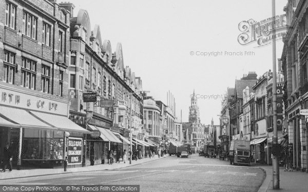 Photo of Croydon, North End c.1955