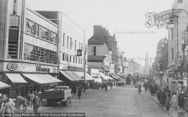 Photo of Croydon, North End, West Croydon c.1955