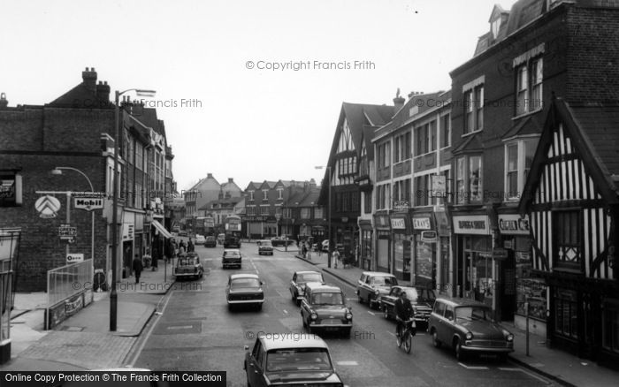 Photo of Croydon, South End From High Street c.1965