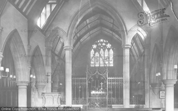 Photo of Croydon, St Andrew's Church Interior 1900