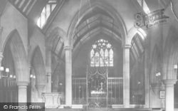 St Andrew's Church Interior 1900, Croydon