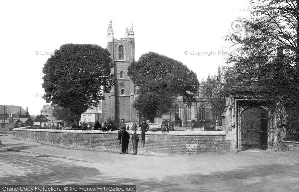 Photo of Croydon, St John's Church c.1890