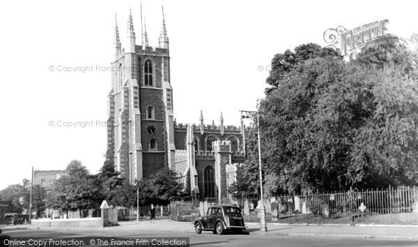 Photo of Croydon, St John's Church c.1950