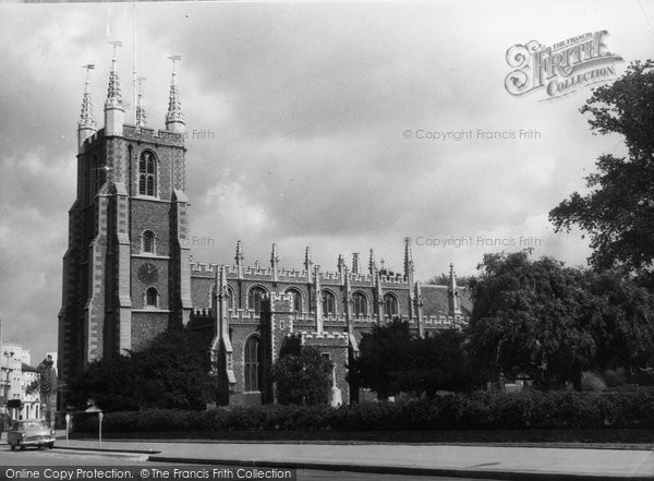 Photo of Croydon, St John's Church c.1960