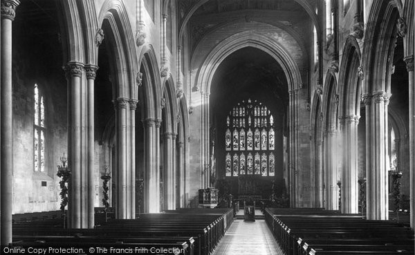 Photo of Croydon, St John The Baptist, The Nave c.1890