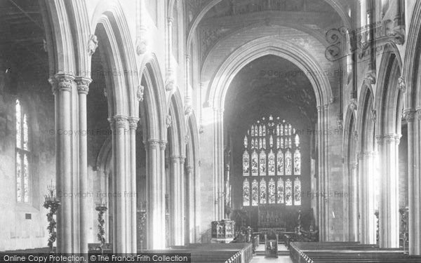 Photo of Croydon, St Johns Church, The Nave 1890