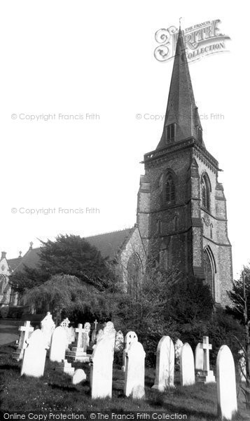Photo of Croydon, St Peter's Church c.1955