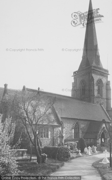 Photo of Croydon, St Peter's Church c.1955