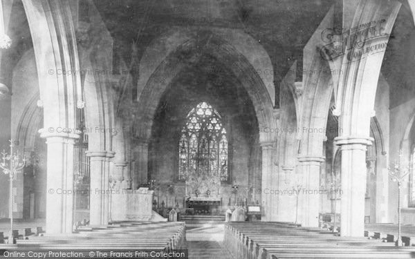 Photo of Croydon, St Peter's Church Interior 1890
