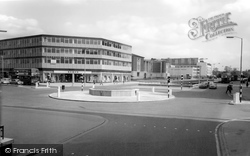 Suffolk House And Fairfield Halls c.1965, Croydon