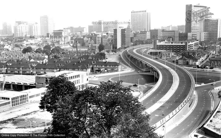 Croydon, the Flyover c1969