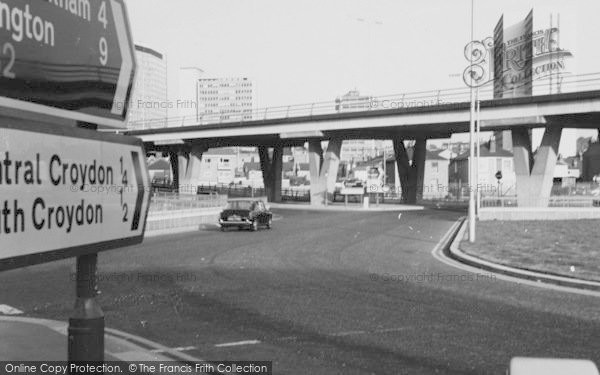 Photo of Croydon, The New Flyover c.1970