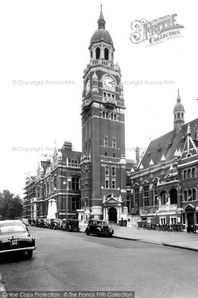 Photo of Croydon, The Town Hall 1952