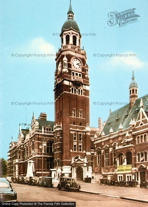 Photo of Croydon, The Town Hall 1952