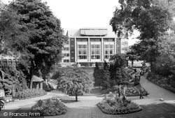 Town Hall Gardens And Fairfield Halls c.1965, Croydon