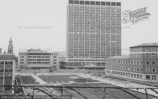 Photo of Croydon, View From Multi Storey Car Park c.1965