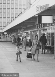 Visiting The New Shopping Centre c.1970, Croydon