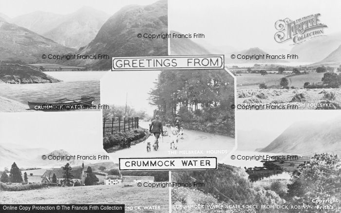 Photo of Crummock Water, Composite c.1955