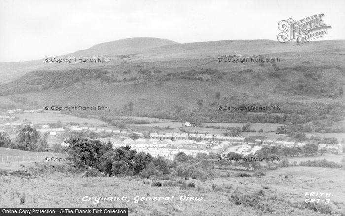 Photo of Crynant, General View c.1955