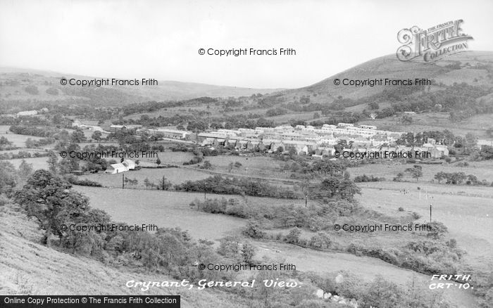 Photo of Crynant, General View c.1955