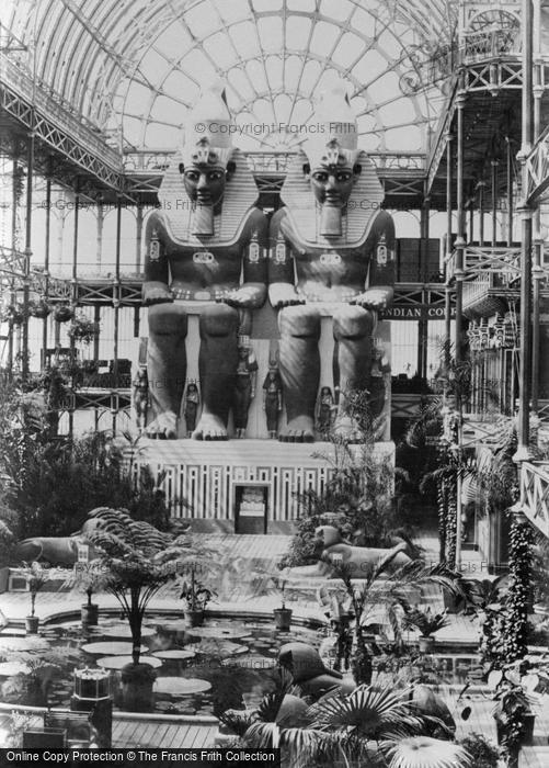 Photo of Crystal Palace, Abou Simble Figures c.1861