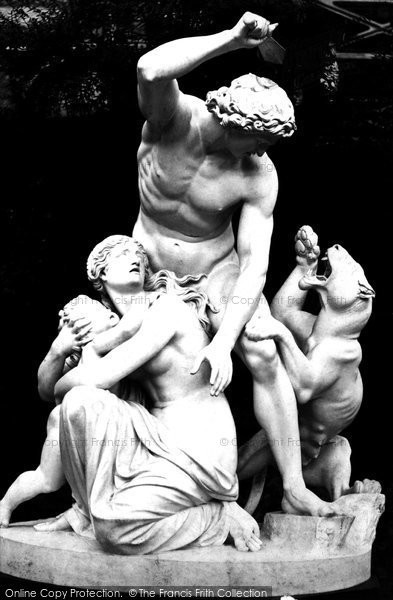 Photo of Crystal Palace, Hunter Defending His Family c.1862