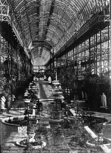Photo of Crystal Palace, Nave From North Gallery c.1861