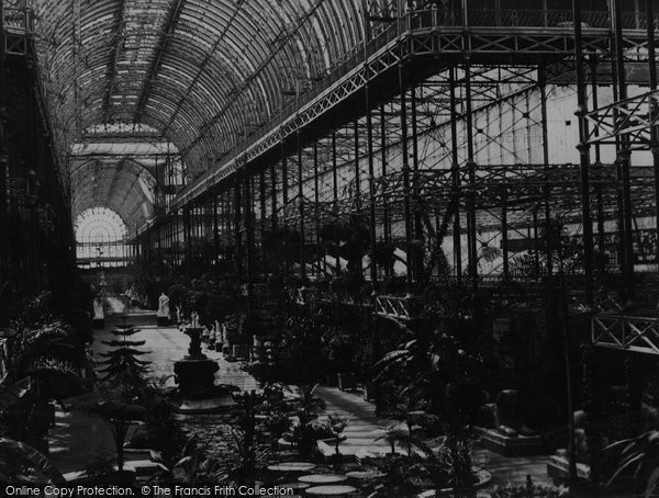 Photo of Crystal Palace, Nave From North Gallery c.1886