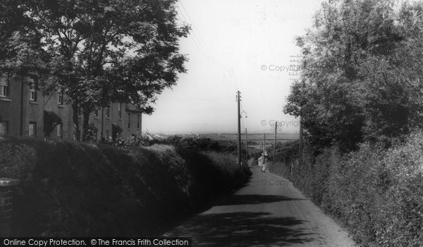 Photo of Cubert, The Crantock Road c.1960