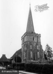 Holy Trinity Church c.1960, Cuckfield