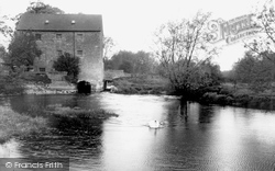 The Old Mill And River Thame c.1965, Cuddesdon