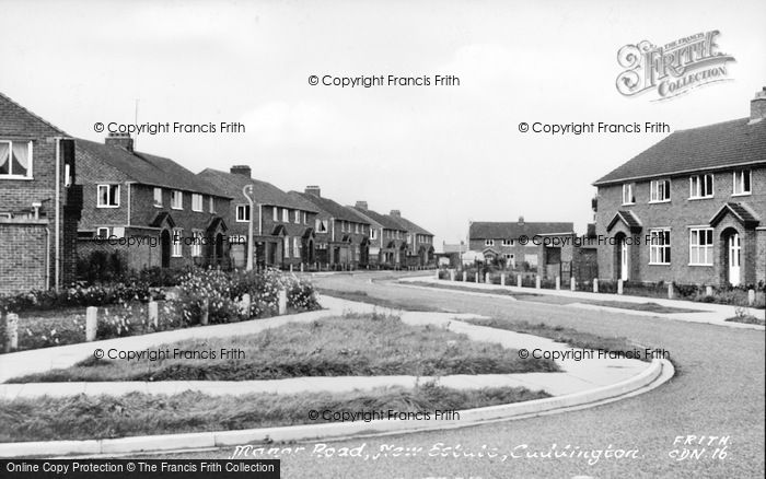 Photo of Cuddington, Manor Road, New Estate c.1955