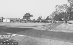 School And Weaverham Road c.1960, Cuddington