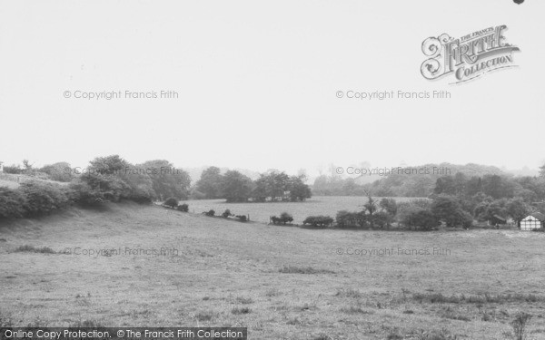 Photo of Cuddington, View From Mill Lane c.1960