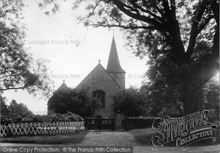 Photo of Cudham, Church Of St Peter And St Paul c.1935