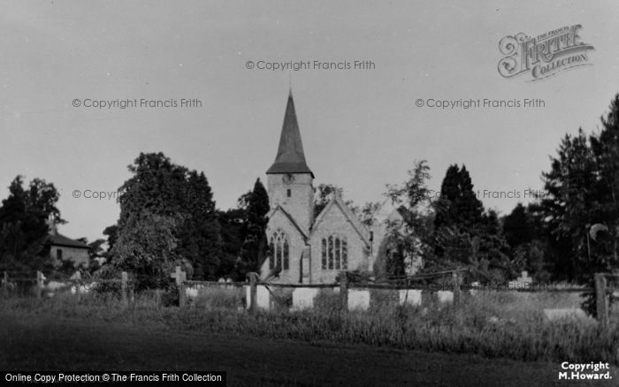 Photo of Cudham, Church Of St Peter And St Paul c.1955