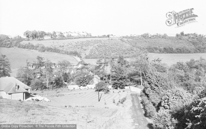Photo of Cudham, From Berry's Hill c.1960