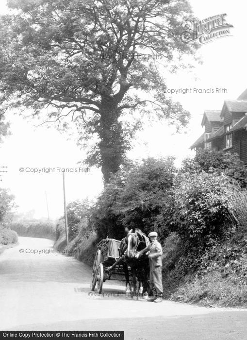 Photo of Cudham, Horse And Cart c.1935